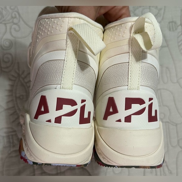 NIB APL TechLoom Defender High-top Hiking Sneakers Sz 8 Pristine Off-white Cream - Picture 5 of 10